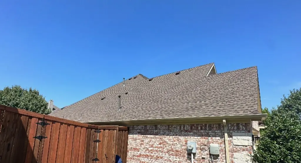 Completed roof replacement project in North Fort Lewis